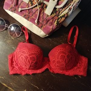 Victoria Secret Bra Red Lace Sexy